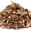 A pile of wood chips sitting on top of each other.