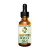A bottle of licorice root tincture
