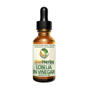 A bottle of lobelia in vinegar