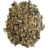 A pile of dried herbs on top of each other.